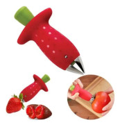 Jordgubbs- och tomatskalare i rostfritt stål