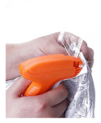 Professionella kläder Plagg Pris Etikett Gun Tagging Tag Gun 3"1000 hullingar + 5 nålar Set Pistola Etiquetadora Etikettmaskin Röd