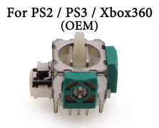1st 3D Analog Grips spakar Joystick Stick Module Rocker För Xbox ONE Xbox360 Controller För PS2 PS3 PS4 PRO NGC