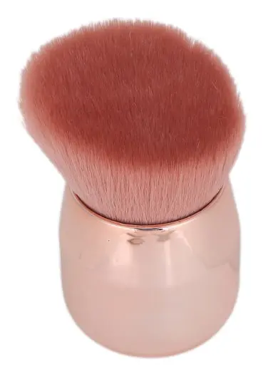 Vinklad Blush Brush Mjukt hår Smidigt handtag Makeup Borste för Bronzer Lös Powder Cosmetics