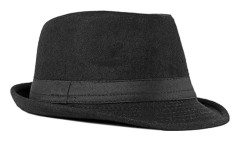 Vattentät Filt Hatt Jazz Hatt Vikbar Trilby Hatt Retro Stil