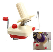 Swift Yarn Fiber String Ball Ull Winder Hållare Plast Handhållen Shank Syverktyg