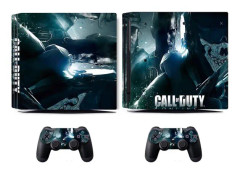 Play Station 4 Pro Call Of Duty klistermärke - Kompatibel med PS4PRO - Omslag för att anpassa konsolen - Avtagbar vinylfilm - HD-kvalitet(COD)