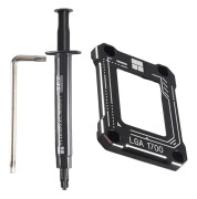 12:e CPU Böjningskorrigering Fixeringsspänne Lga1700/1800 Spänne Fixersättare Med Tf7, svart Black