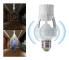 E27 Skruvlampahållare LED PIR Infraröd Rörelsesensor Lampa Väggkontakt