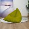 Bean Bag Stol Gosedjur Förvaring Lazy Soffa Stolar Bean Bag Covers Vattentätt Puff Couch Cover för vuxna och barn (Grön, 68*80*65cm)