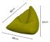 Bean Bag Stol Gosedjur Förvaring Lazy Soffa Stolar Bean Bag Covers Vattentätt Puff Couch Cover för vuxna och barn (Grön, 68*80*65cm)