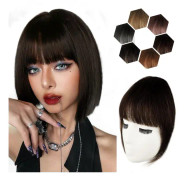 Clip In Bangs for Women 100% Human Hair Extensions French