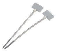 Ethernet tråddragkedja, kabelmärke Tags Nylon Power Marking Etikett (100 st), 100 st