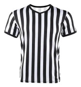 Vintage fotboll kortärmad basketdomaruniform för män - perfekt present för fotbollsfans M