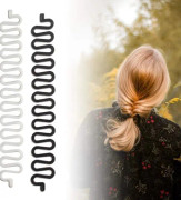 2 st hårflätningsverktyg franska hårklämmor flätningsverktyg för flickor
