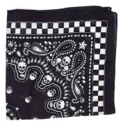 Skull Bandana halsduk Svart