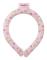 Kylring för nacke - Bärbar och återanvändbar kylring för nacke | Iskragen för nacke, kylaccessoarer för varmt väder, kylklamp för nacke, gelrosa Pink