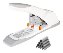 Basics litet utrustningspaket - E0486 - Amazon Ultra-resistent häftapparat, 130 ark, Silver
