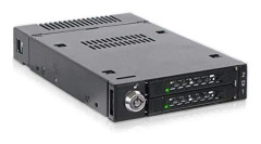 ICY Dock ToughArmor MB834M2K-B - Förvaringsmobilrack - M.2 - M.2 NVMe Card - U.2 - svart