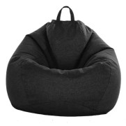 No Fylling Bean Bag Tvättbar Lazy Sofa Cloth Beanbag Cover