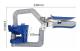 C-klämma, Premium Face Clamp Clip rät vinkel Heavy Duty Låstångsats,