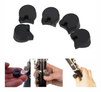 5 delar (svart) Standard klarinett tumstöd, klarinett Oboe Klarinett Fingerstöd, Handstöd Fingerstöd Fingertillbehör Gl