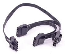 5 stift 1 till 3 perifer 4 stift Molex Ide 5p Psu power för V550 V650 V700 V750 V850 V1000