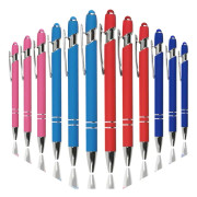 12 ST Capactive Touch Screen Kulspetspenna med Stylus Soft Touch 2 i 1 Stylus Kulspetspenna (4 färger - 12 pennor)