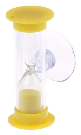 Tandborste svängbar sandtimer 2 minuter duschtimer barn mini -