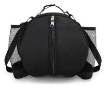 Basketväska, fotbollsväska för crossbody, bärbar bollaxelväska, väska med ficka, bekväm förvaringsväska för basketvolleyboll, sporttillbehör