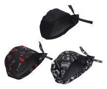 Kockmössa 3 stycken Unisex Bandana Mössa för Kök Matlagning Kockmössa