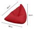 Bean Bag Stol Gosedjur Förvaring Lazy Soffa Stolar Beanbag överdrag Vattentätt Puff Couch Cover för vuxna och barn (röd, 68*80*65cm)