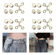 20 stycken justerbara midjebältesförlängare set jeansförlängare midjeförlängare knapp för byxor justerbar jeansknapp perfekt passform omedelbar knapp