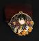 Genshin Impact Hutao Brosch Nål - Hutao Karaktärer Cosplay Emalj Brosch Lapel Nål - Present för Fans, Kvinnor och Flickor Zhongli -