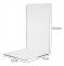 Bokst?d i plexiglas - 6 st Transparent