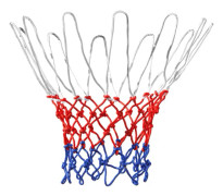 Basketnät Hemsportutrustning - Röd Vit och Blå Nylon -