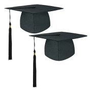 2st Doctor Hat - Unisex studentmössa - Bachelor Hat - Graduation Cap - Med tofshänge - För examen - för grundutbildning