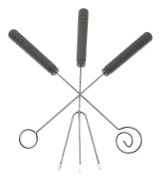 3 st godisdoppa verktyg choklad doppa gafflar skedar set, kulinarisk dekoration skedar