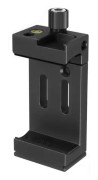 Mobiltelefonhållare Clip 61-89mm Kompatibel med GoPro Ficklampa Mikrofon med Vattenpass Kallskofäste Stativfäste Huvudfäste (Svart)