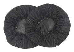 Hotrea! 100 st Hörlursfodral Öronkuddar Öronkåpa Sträckbara hörlursfodral Black