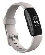 Inspire 2 Hälsa & Fitness Tracker med en gratis 1-års Fitbit Premium-testversion, 24/7 pulsmätning, Svart/Vit, One Size default