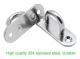 6 st hålplåtar, rostfritt stål lock, 5 mm kraftiga fasta krokar, hängande stol, markis, båttillbehör, etc.