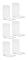 Bokst?d i plexiglas - 6 st Transparent