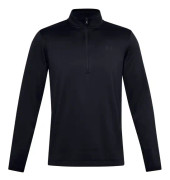 Under Armour Herr Halv Zip Fleece Topp XXL Svart XXL