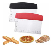 Set med 2 pizzaspadar med graderingskök i rostfritt stål A