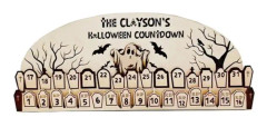Halloween Nedräkningskalender, Halloween 31-dagars Nedräkningskalender, Halloween Semesterkalender med Figurer, 4#