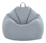 No Fylling Bean Bag Tvättbar Lazy Sofa Cloth Beanbag Cover