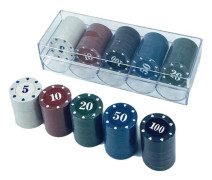 Spelmarker, Bingomarker, Räkna spelmarker 100 stycken
