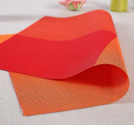 Set i 5 delar halkfri tvättbar PVC värmebeständig orange