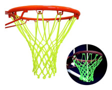 Glow-in-the-dark basketnät (45cm), basketkorg, baskettillbehör, basketnät för barn
