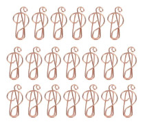 20 st formade gem roséguld musikskylt form effektiv