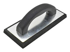 Gipsspackel svamp flytspackel, 240mmX100mm, bekväm att hålla, gummimaterial, svart spackel (1 st)