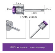 Dentala Universal Implant Moment Skruvmejslar Skiftnyckel Dentala Implant Restoration Tool Kit 10-70ncm L 1PC ITI
