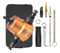 Dubbelt huvud ark Nibbler Metall Cutter Power Drill Attachment Skärverktyg